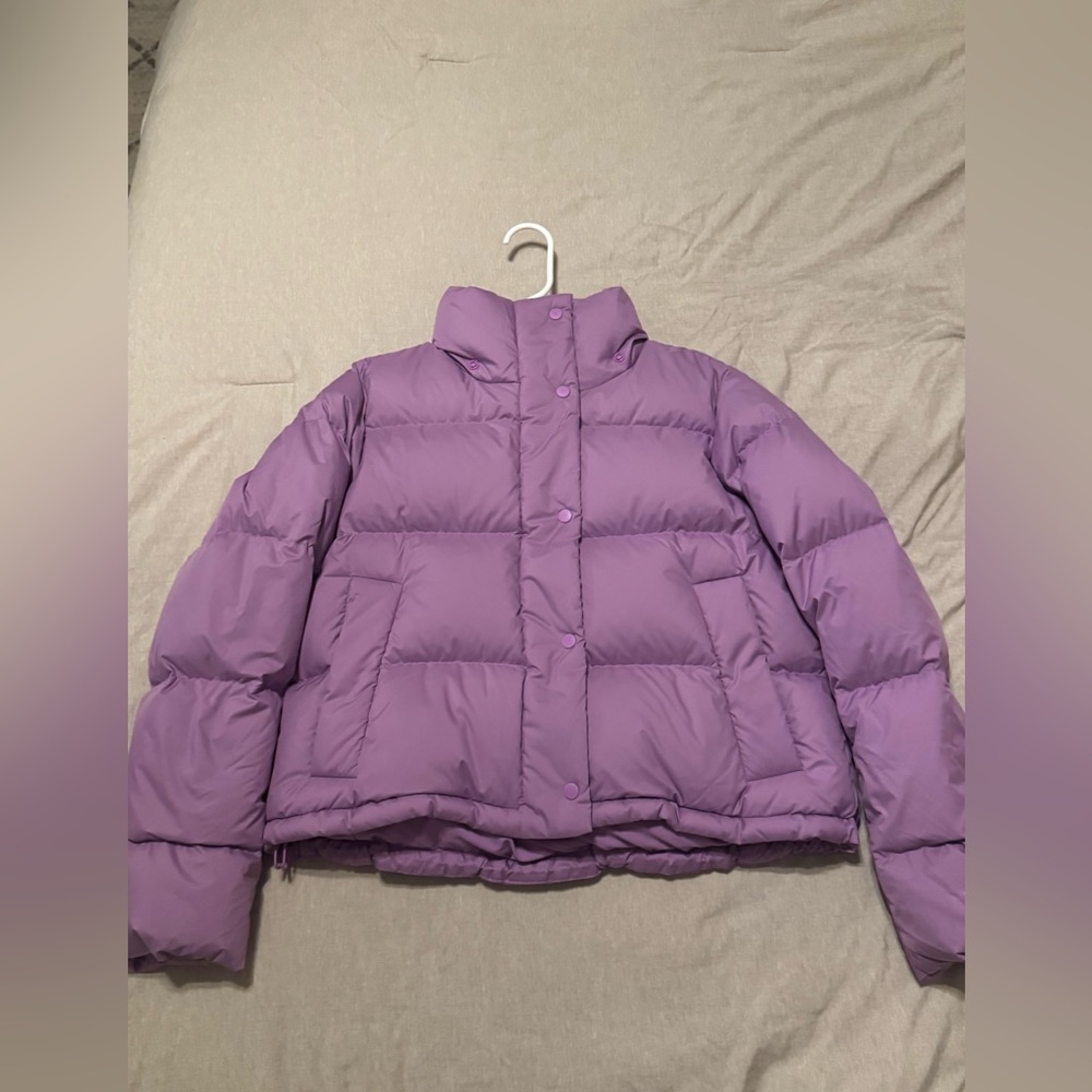 PURPLE BLOSSOM LULULEMON WUNDER PUFF JACKET SIZE 6